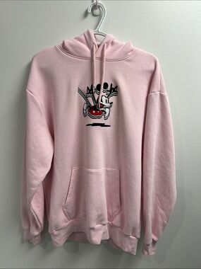 Men’s H&M x Disney Light Pink Graphic Pullover Hoodie